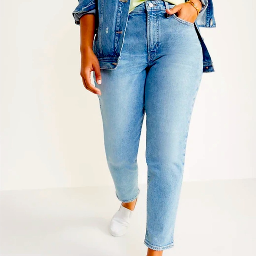 High rise OG straight Mom Jeans